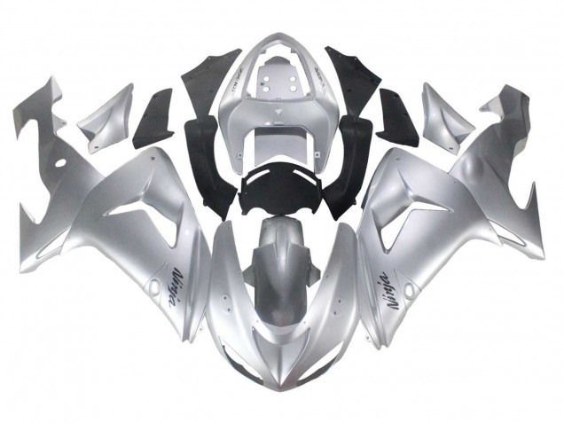 Descuento Carenados Moto Kawasaki ZX10R 2006-2007 - Plata Negro Ninja