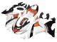 Descuento Carenados Moto Kawasaki ZX10R 2006-2007 - Blanco Naranja Negro