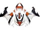 Descuento Carenados Moto Kawasaki ZX10R 2006-2007 - Blanco Naranja Negro