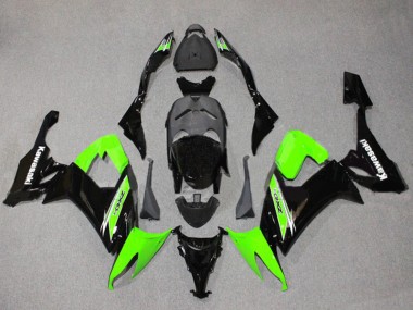 Descuento Carenados Moto Kawasaki ZX10R 2008-2010 - Verde Negro Brillante