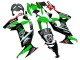 Descuento Carenados Moto Kawasaki ZX10R 2008-2010 - Verde Blanco Rojo Negro Monstruo Elf 66