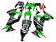 Descuento Carenados Moto Kawasaki ZX10R 2008-2010 - Verde Blanco Rojo Negro Monstruo Elf 66