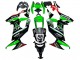 Descuento Carenados Moto Kawasaki ZX10R 2008-2010 - Verde Blanco Rojo Negro Monstruo Elf 66