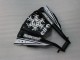 Descuento Carenados Moto Kawasaki ZX10R 2011-2015 - Negro Brillante Blanco Elf Nieve Calcomanía