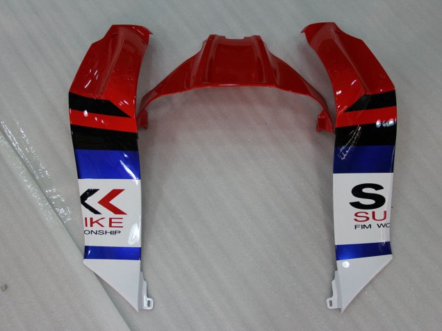 Descuento Carenados Moto Kawasaki ZX10R 2011-2015 - Blanco Azul Rojo Negro SBK Maxxis