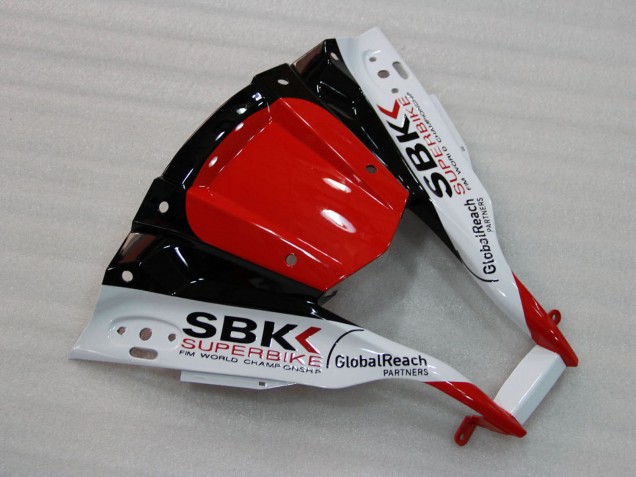 Descuento Carenados Moto Kawasaki ZX10R 2011-2015 - Blanco Azul Rojo Negro SBK Maxxis