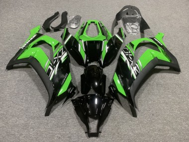Descuento Carenados Moto Kawasaki ZX10R 2011-2015 - Verde Negro Brillante Negro Mate