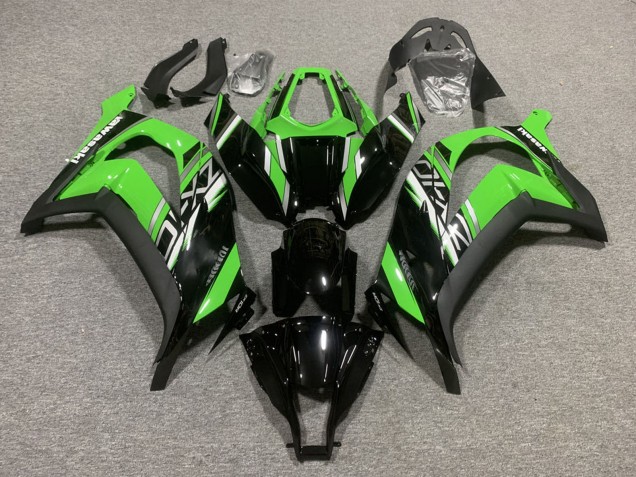 Descuento Carenados Moto Kawasaki ZX10R 2011-2015 - Verde Negro Brillante Negro Mate