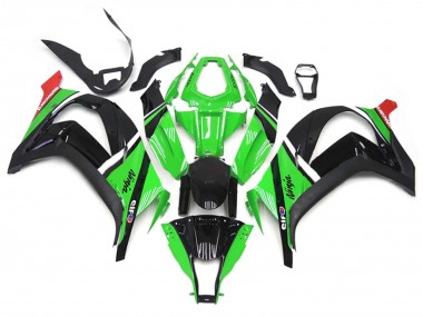 Descuento Carenados Moto Kawasaki ZX10R 2011-2015 - Verde Negro Blanco Rojo