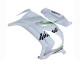 Descuento Carenados Moto Kawasaki ZX10R 2011-2015 - Blanco Verde Raya Negro Ninja