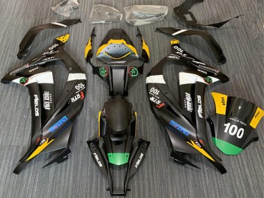 Descuento Carenados Moto Kawasaki ZX10R 2011-2015 - Negro Mate Blanco Amarillo Verde Elf Trick Star Frtr 100