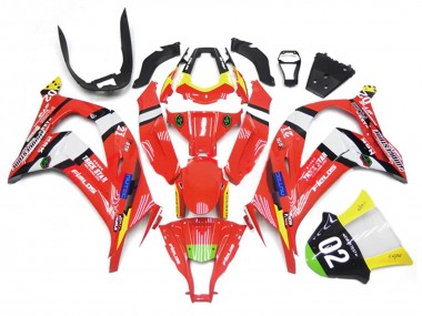 Descuento Carenados Moto Kawasaki ZX10R 2011-2015 - Rojo Amarillo Blanco Negro Verde Azul Trick Star 02