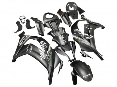 Descuento Carenados Moto Kawasaki ZX10R 2011-2015 - Negro Mate Verde Elf