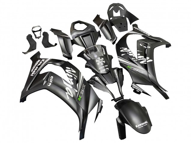 Descuento Carenados Moto Kawasaki ZX10R 2011-2015 - Negro Mate Verde Elf