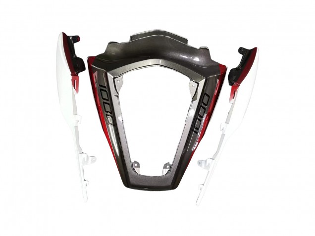 Descuento Carenados Moto Kawasaki ZX10R 2011-2015 - Blanco Negro Brillante Negro Mate Rojo