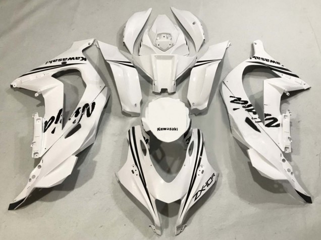 Descuento Carenados Moto Kawasaki ZX10R 2016-2020 - Blanco Negro