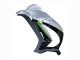 Descuento Carenado Moto Kawasaki ZX10R 2016-2020 - Plata Verde Negro