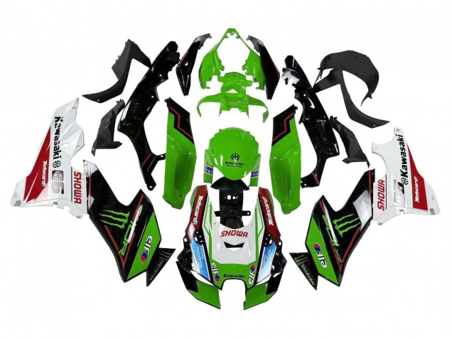 Descuento Carenados Moto Kawasaki ZX10R 2021-2025 - Verde Negro Blanco Rojo Azul Showr Elf Monstruo