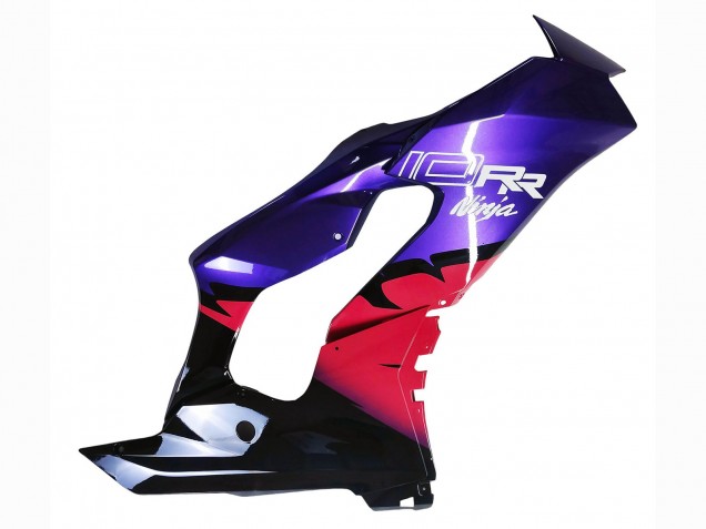 Descuento Carenados Moto Kawasaki ZX10R 2021-2025 - Rojo Negro Púrpura Blanco
