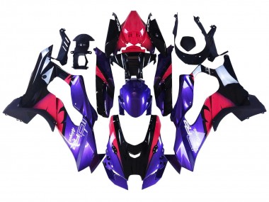 Descuento Carenados Moto Kawasaki ZX10R 2021-2025 - Rojo Negro Púrpura Blanco