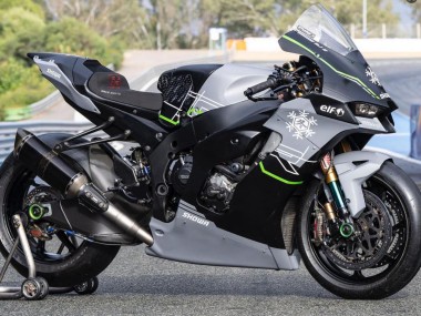 Descuento Carenados Moto Kawasaki ZX10R 2021-2025 - Gris Negro Verde Blanco Nieve