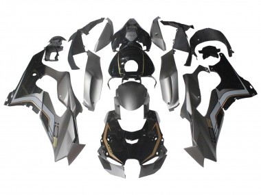 Descuento Carenados Moto Kawasaki ZX10R 2021-2025 - Negro Gris Oro