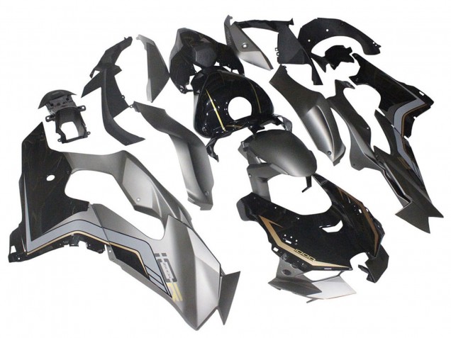 Descuento Carenados Moto Kawasaki ZX10R 2021-2025 - Negro Gris Oro