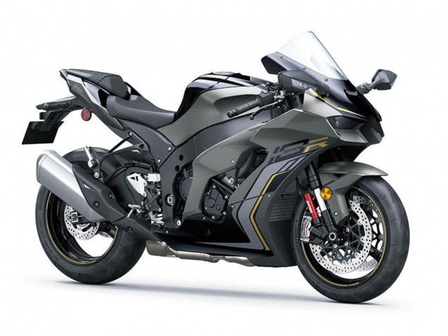 Descuento Carenados Moto Kawasaki ZX10R 2021-2025 - Negro Gris Oro