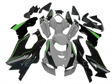 Descuento Carenado Moto Kawasaki ZX10R 2021-2025 - Gris Verde Negro