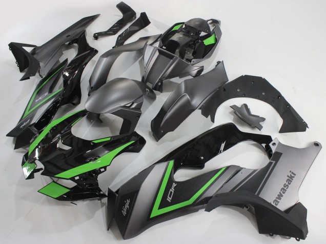 Descuento Carenados Moto Kawasaki ZX10R 2021-2025 - Gris Verde Negro