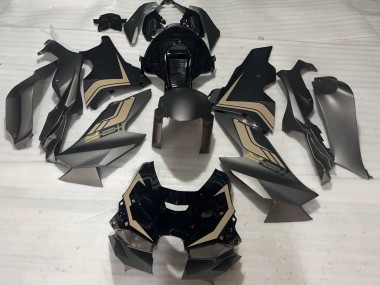 Descuento Carenados Moto Kawasaki ZX10R 2021-2025 - Negro Mate Negro Brillante Brown