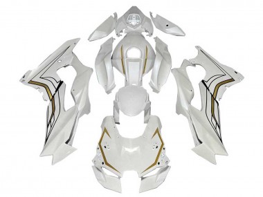 Descuento Carenados Moto Kawasaki ZX10R 2021-2025 - Blanco Oro