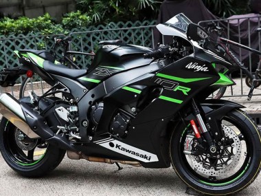 Descuento Carenados Moto Kawasaki ZX10R 2021-2025 - Negro Verde Blanco