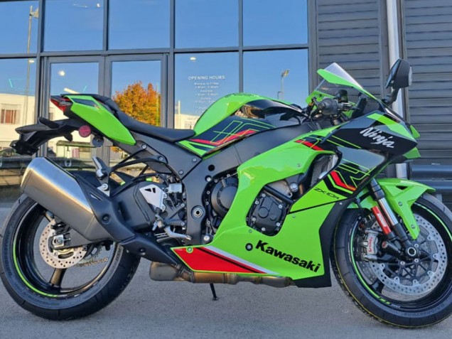 Descuento Carenados Moto Kawasaki ZX10R 2021-2025 - Verde Negro Rojo