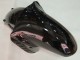 Descuento Carenado Moto Kawasaki ZX14R ZZR1400 2006-2011 - Negro Brillante Verde Llama