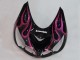 Descuento Carenados Moto Kawasaki ZX14R ZZR1400 2006-2011 - Negro Brillante Rojo Rosa Llama