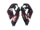 Descuento Kits Carenado Moto Kawasaki ZX14R ZZR1400 2006-2011 - Negro Brillante Rojo Llama