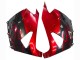 Descuento Kits Carenado Moto Kawasaki ZX14R ZZR1400 2006-2011 - Negro Brillante Rojo Llama