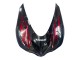 Descuento Kits Carenado Moto Kawasaki ZX14R ZZR1400 2006-2011 - Negro Brillante Rojo Llama