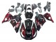 Descuento Kits Carenado Moto Kawasaki ZX14R ZZR1400 2006-2011 - Negro Brillante Rojo Llama