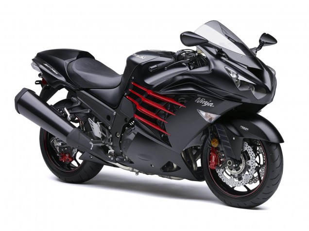 Descuento Carenados Moto Kawasaki ZX14R ZZR1400 2012-2024 - Negro Mate Rojo Blanco Ninja