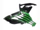 Descuento Carenados Moto Kawasaki ZX14R ZZR1400 2012-2024 - Verde Negro Brillante Raya