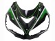 Descuento Carenados Moto Kawasaki ZX14R ZZR1400 2012-2024 - Verde Negro Brillante Raya