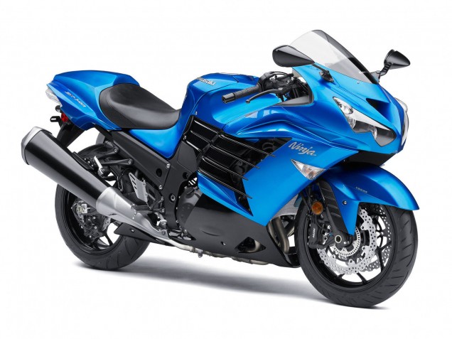Descuento Carenados Moto Kawasaki ZX14R ZZR1400 2012-2024 - Azul
