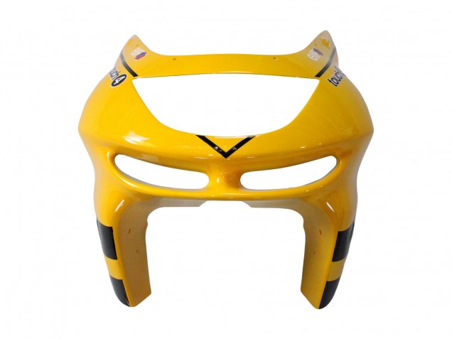 Descuento Carenados Moto Kawasaki ZX6R 1998-1999 - Amarillo Negro Monstruo Elf Bridgestone