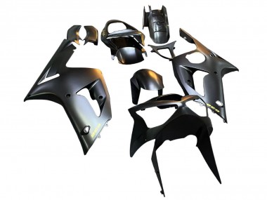 Descuento Carenados Moto Kawasaki ZX6R 2003-2004 - Negro Mate Oro 636
