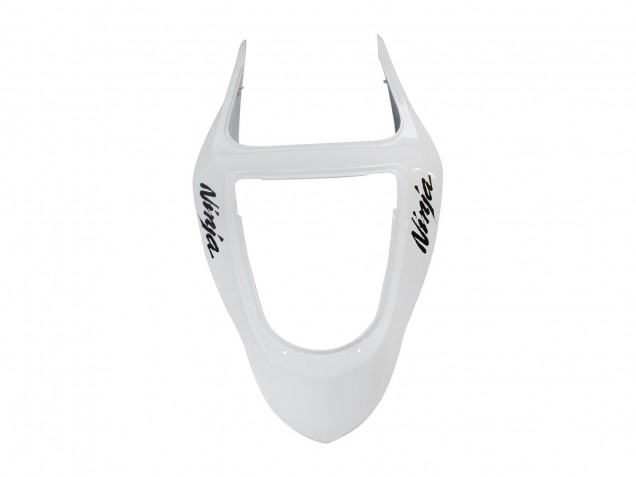 Descuento Carenados Moto Kawasaki ZX6R 2003-2004 - Blanco Negro Calcomanías