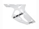 Descuento Carenados Moto Kawasaki ZX6R 2003-2004 - Blanco Negro Calcomanías
