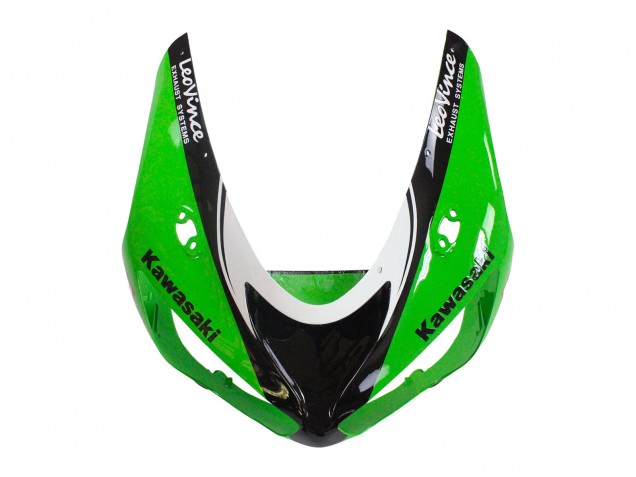 Descuento Carenados Moto Kawasaki ZX6R 2005-2006 - Verde Rojo Negro Elf 66