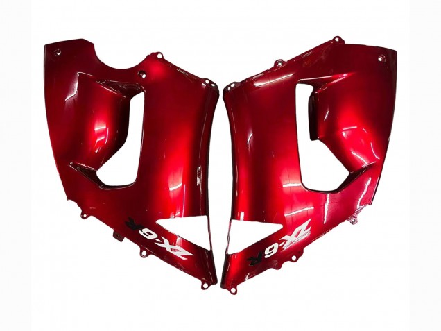 Descuento Carenados Moto Kawasaki ZX6R 2005-2006 - Rojo Negro